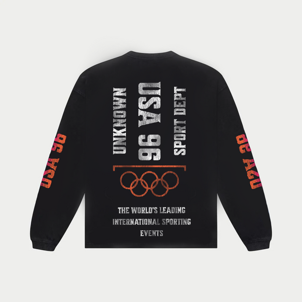 Unknown “ Sporting “ Long Sleeve Black