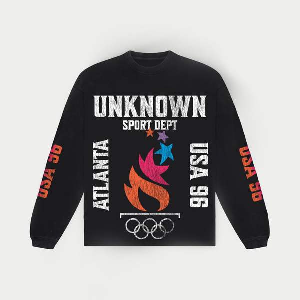 Unknown “ Sporting “ Long Sleeve Black