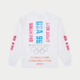 Unknown “ Sporting “ Long Sleeve White